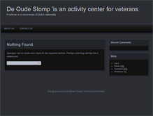 Tablet Screenshot of deoudestomp.net